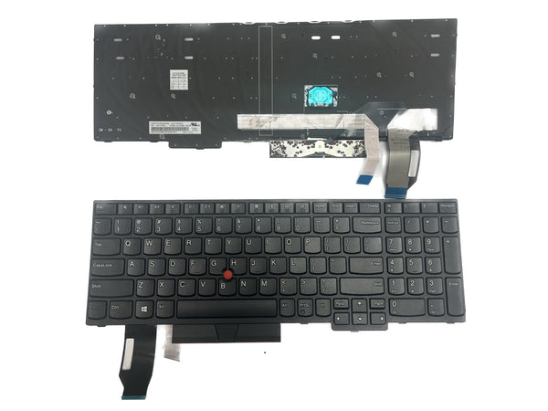US Keyboard for Lenovo ThinkPad E580 E585 L580 E590 E595 L590 T580 T590 P15S P52 P72 P53 P53S P73 P53 P52 T15(Not Fit P52s) No Backlight 01YP640 01N729 01YP560 PK131672B00 01YP680
