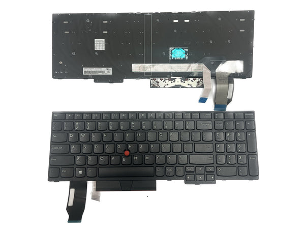 LIXSUNTEK US Keyboard for Lenovo ThinkPad E580 E585 L580 E590 E595 L590 T590 P15S P52 P72 P53 P53S P73 P53 P52 T15(Not Fit P52s) No Backlight 01YP640 01N729 01YP560 PK131672B00 01YP680