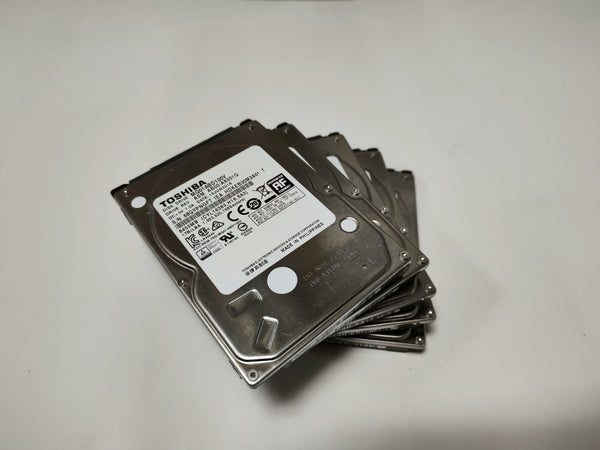 Lot 5 Assorted Mixed Brand 1TB Laptop HDD Hard Drive 2.5" Pulled and Tested