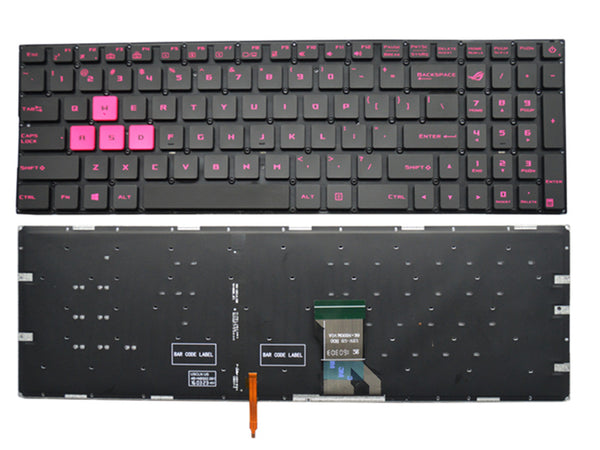 Laptop Replacement US Layout Backlit Keyboard for ASUS Rog Strix GL502 GL702VM GL702V GL702VY GL502VT GL502 GL702 Black