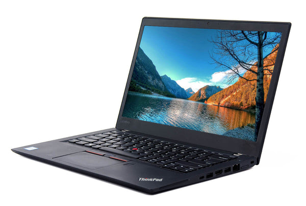 Lenovo ThinkPad T470s FHD Touch Screen Intel Core i5-7300U 2.60GHz 8 GB RAM 128 GB M.2 SSD Win 11 Pro Refurbished