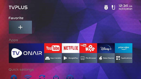 2024 IPTV TVPlus PRO Android 9.0 2GB+16GB IPTV SET TOP Smart TV Box 2.4/5G Duo Band Wifi 600M HDMI Schedule Record Function