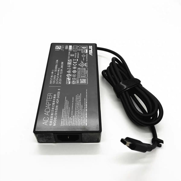 240W Adapter Charger for ASUS MUX ROG Zephyrus G14 2025 AI Gaming Laptop GA403UU GA403UV GA403UI OLED V16 V3607 Rectangle pin  G16 GU605MZ A16 FA608WV Power Supply AC Adapter