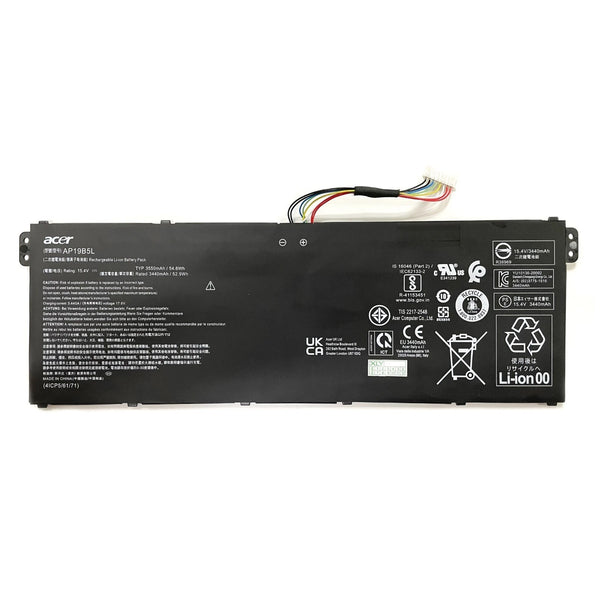 AP19B5L KT.0040.5010 Battery for Acer Aspire 5 A515-56G-77WL Swift S40-52 54.6Wh