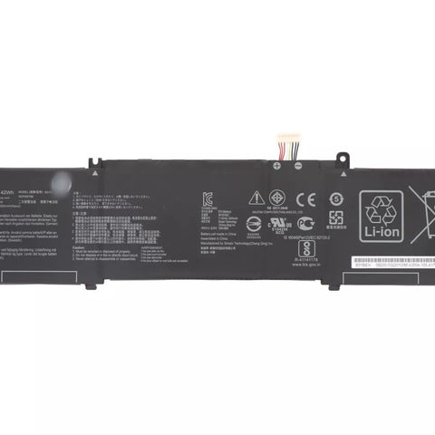 B31N1822 42Wh Laptop Battery FOR Asus ZenBook Flip 14 Q406 Q406D Q406DA UM462 UX462 UX462D UM462D UX462DA UM462DA Convertible Q406DA-BR5T6 UM462DA-AI046T UM462DA-AI071T B31BlEH