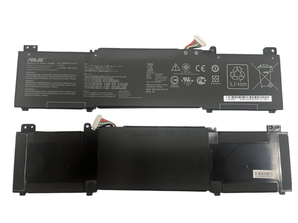 B31N1822 42Wh Laptop Battery FOR Asus ZenBook Flip 14 Q406 Q406D Q406DA UM462 UX462 UX462D UM462D UX462DA UM462DA Convertible Q406DA-BR5T6 UM462DA-AI046T UM462DA-AI071T B31BlEH