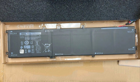 New 97WH 6GTPY Battery for Replacement for Dell XPS 15 9560 9570 7590 Series Precision 5510 5520 5530 5540 M5520 M5510 Series 5XJ28 GPM03 1P6KD 01P6KD 5041C P56F002 P56F001 P56F