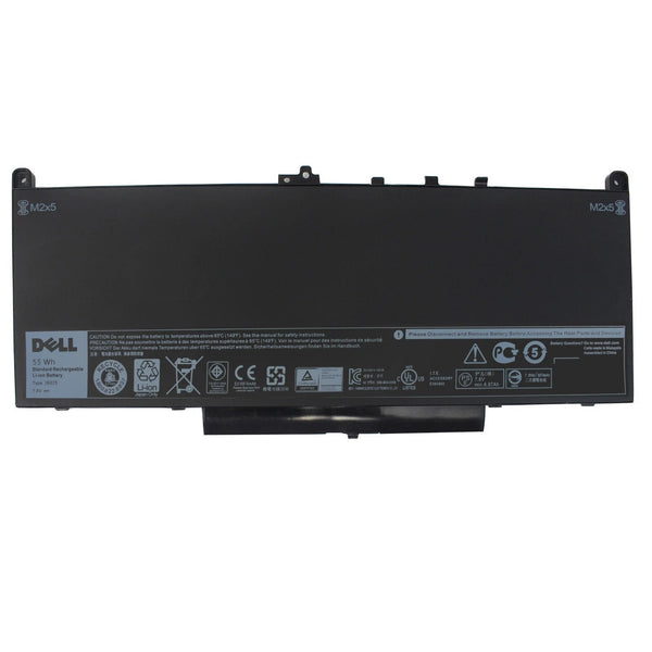 New Genuine Battery for Dell J60J5 E7470 E7270 MC34Y WYWJ2 451-BBSY 451-BBSU R1V85 242WD 1W2Y2 PDNM2 F1KTM 5F08V GG4FM NJJ2H R97YT 0MC34Y 0F1KTM P26S J6OJ5  [7.6v/55Wh]