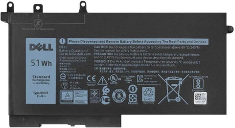 New 51Wh 93FTF Laptop Battery for Dell Latitude 5280 5480 5580 5590 5490 5288 5290 5488 E5280 E5480 E5580 E5490 E5590 E5290 Precision 15 3520 3530 Series D4CMT 4YFVG 83XPC 083XPC