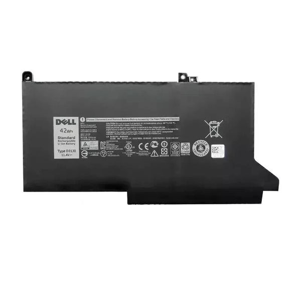 Genuine DJ1J0 42Wh Battery for Dell Latitude 12 7280 7290 E7280 E7290 13 7380 7390 E7380 E7390 14 7480 7490 E7480 E7490 Series Notebook 451-BBZL PGFX4 ONFOH DJ1JO 11.4V 3680mAh