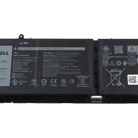 Genuine G91J0 Battery 41Wh for Dell Latitude 3320 3420 3520 / Inspiron 3510 3520 3530 5310 5510 / Inspiron 5410 7420 7430 2-in-1 / Vostro 3420 5310 Series V6W33 TN70C 0FH3K2 0MVK11