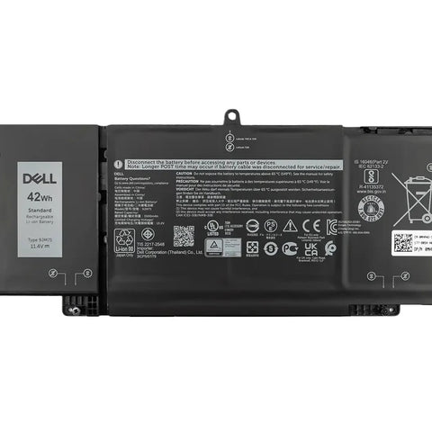 Genuine 9JM71 11.4V 42Wh BATTERY for Dell Latitude 5320/5320 2-in-1,Latitude 7320/7320 2-in-1,Latitude 7420/7420 2-in-1,Latitude 7520 Series,P/N: 0TN2GY 0727CG 4M1JN 1PP63 HDGJ8