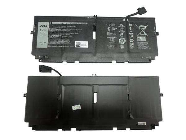 Genuine 52Wh 722KK FP86V Laptop Battery for Dell XPS 13 9300 XPS 13 9310 XPS 13 9380 P117G P117G002 P117G001 Series Notebook 0WN0N0 WN0N0 02XXFW 2XXFW