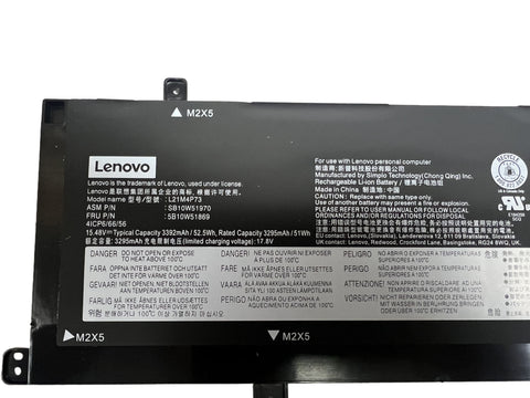 Original L21M4P73 L21D4P73 L21M4P74 Battery For ThinkPad P16s T16 1st Gen 2022
