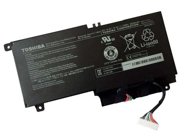 Original PA5107U-1BRS Laptop Battery Compatible with Toshiba Satellite P55 L50 S55 S55t L40-A L55 L40D L45D L50-A S55-A5295 S50-A-00G P55-A5312 S55-A5295 S55t-A5237 S55t-A5389