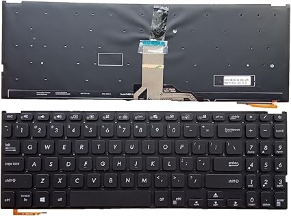 Backlit US Keyboard for ASUS Vivobook X509 X509F X509FJ X509U X509UA X509DA X515