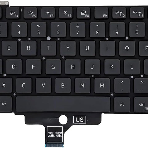 NEW Replacement Keyboard for Laptop Replacement US Layout Backlit Keyboard for DELL Latitude 7420 7410 5420 Black