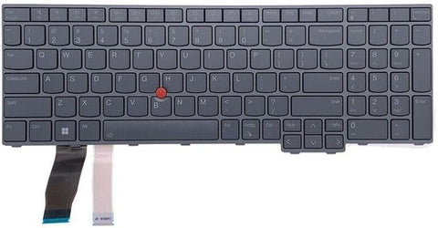 New Backlit Keyboard for Thinkpad L15 GEN3, ThinkPad T16 P16s Gen 1 21BV 21BW 21BT 21BU US English Gray 5N21D93876 5N21D93834 SN21D93575 SN21D93536 Laptop