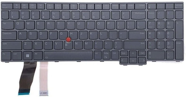 New US Eng Backlit Keyboard Gray For ThinkPad T16 P16s Gen 1 21BV 21BW 21BT 21BU