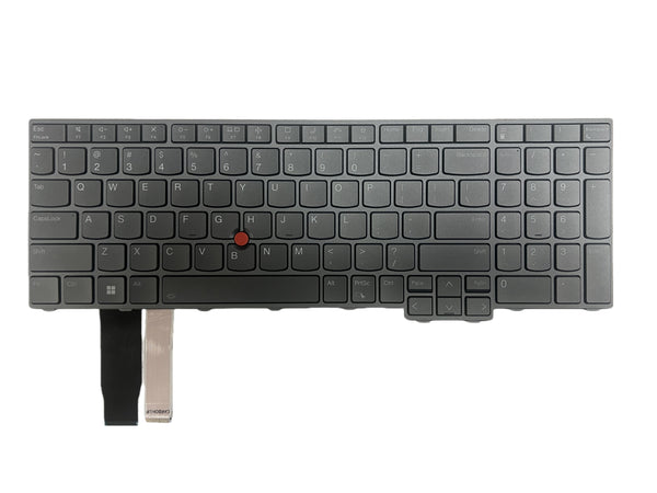 New Backlit Keyboard for Thinkpad L15 GEN3, ThinkPad T16 P16s Gen 1 21BV 21BW 21BT 21BU US English Gray 5N21D93876 5N21D93834 SN21D93575 SN21D93536 Laptop