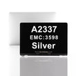 A2337 Screen Replacement 13.3“ for MacBook Air 2020 M1 13-inch Retina Late（Model：EMC 3598 MGN93 MGND3 MGN73 MGNA3 MGNE3 MGN63）2560×1660 A Full LED LCD Display Assembly SLIVER