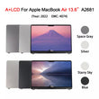 For Macbook Air M2 A2681 (2022) Screen LCD Display Assembly Starlight Replacement