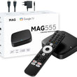 New Infomir MAG 555 MAG555 4K Google TV Box with Dual-Band Wi-Fi, Bluetooth 5.0