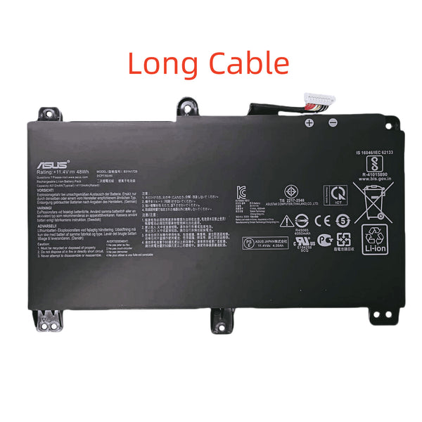 Genuine B31N1726 48Wh Battery Replacement for ASUS ROG Strix G531 G531GT G531GT-BI7N6 Series G15 G512 G512LI Series 11.4V 4240mAh Long cable