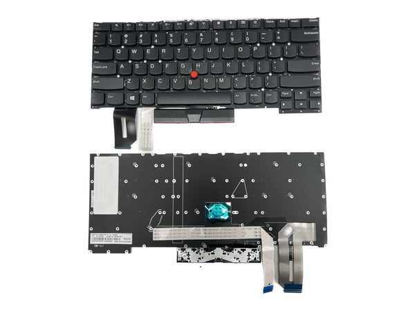 Replacement US Keyboard for Lenovo ThinkPad T490S T495S T14S P1 X1 Extreme Gen1 Gen2 Laptop No Frame (NO Backlight)  SN20R66042 02HM208 02HM280