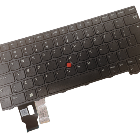 New US Black English NO Backlit Keyboard for Lenovo Thinkpad T14 GEN 3/4  P/N:5N21D67970 5N21D68058 5N21D68160 5N21D68234