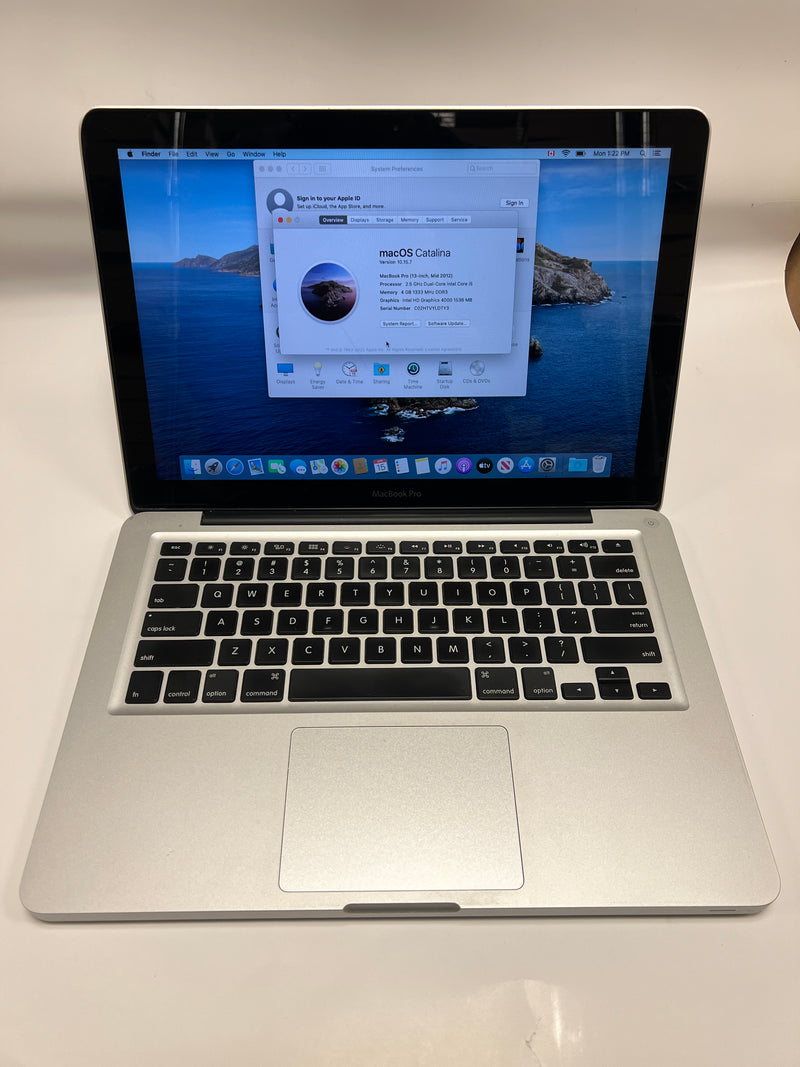 人気TOP 13.3'' (2012) A1278 Pro MacBook Apple i5 DVD/RW SSD 256G 4GB MacBook本体