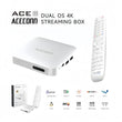 2025 TVPLUS 4K Dual OS(Andriod 11 or Linux ) TV Box ACE11 TVONAIR3+ platform 2GB 32GB BT Remote RCU Auto Learning OTA IPTV app