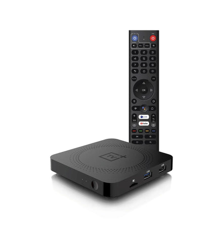 TVPLUS PRO MAX ULTRA TVONAIR Android 4GB+128GB Smart TV Box 2.4/5G Duo Band WiFi 600M BT Remote + Bonus Remote control
