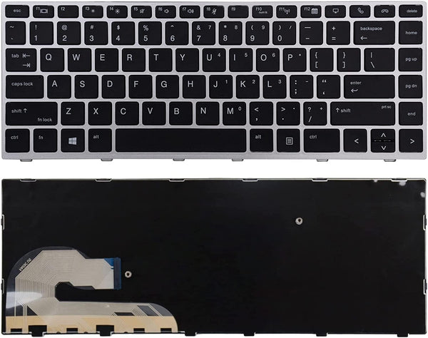 Replacement Laptop Keyboard No Backlight for HP EliteBook 840 G5 840 G6 745 G5 745 G6 846 G5 846 G6 ZBOOK 14u G5 14u G6 US Layout