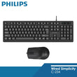 Philips ® Keyboard Mouse (Wired) Combo C234 (Black Friday Sale)