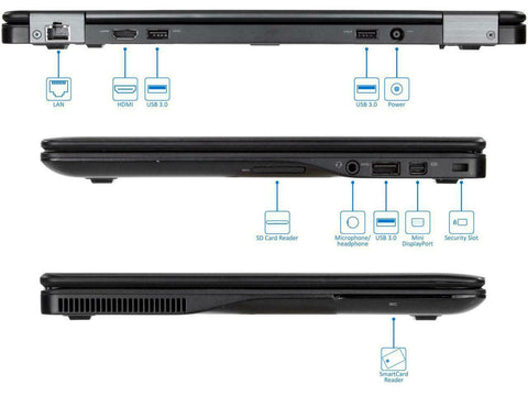 Grade A Dell Latitude E7250 12.5