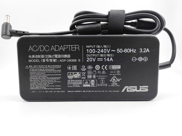 New Genuine 280W 20V 14A AC Charger for ASUS ROG G703GX-EV017FR E5019T E5042T G703GS-WS71 WS74 G703GI E5036T E5011T E5001R G703GI WS91K XS98K E5094T ADP-280BB B