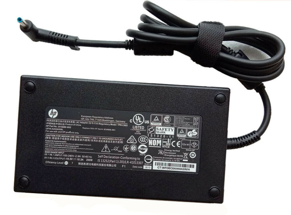 Genuine OEM 19.5V 10.3A 200W For HP 928429-002 A200A012L TPN-CA03 835888-001 ZBook 17 G3/E3-1575 17 G4 15-CE 15-DH 15T-DH Omen 15-DC 15T-DC 15z-en 15-ek Series 4.5mm*3.0mm