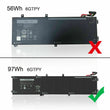 New Original Battery for Precision M5510 M5520 XPS 15 9550 9560 9570 11.4V 97Wh  6GTPY 5D91C 05041C 5XJ28