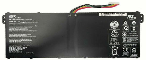 Genuine AP16M5J Battery for Acer Aspire 1 A114-31 A114-31-C5Z2 A114-31-C6FA A114-31-P12W A114-31-P9Y1 A114-31-C5GM 3 A315-51 A515-51 2ICP4/80/104